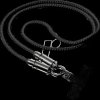 265525 Charging lanyard, nylon, black