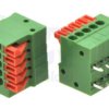 Pololu Screwless Terminal Block: 5-Pin, 0.1″ Pitch, Side Entry (2-Pack)