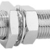 Coaxial adapter, 75 Ω, F socket to F socket, straight, 100025636