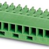 Socket header, 2 pole, pitch 3.81 mm, straight, green, 1852367