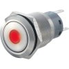 Zip Switch LAS1-AGQ11ZD Blue 19mm IP67 Vandal Resistant SPST On-On Blue LED