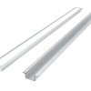 Profil aluminiowy do taśm LED 2000 mm prosty wpuszczany srebrny z kloszem mlecznym PRIME 203679 LED LINE