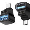 ADAPTER WTYK USB C-GNIAZDO USB A+GNIAZDO