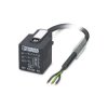 Phoenix Contact 1438684 Sensor/Actuator Cable 3P 1.5m PVC Black LED
