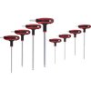 KS Tools 151.8155 T-Handle Ball Ended Hexagon Key Wrench Set, 8 Pcs