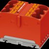 1082389 PTFIX distributor block, 6x10/S, red
