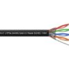 Przewód Utp5e Drut Cu Uv Czarny Maxcable