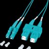 O0314.3-1.2 duplex jumper LC-SC, 50/125µ, OM3, aqua, 3m