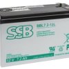 SBL 7,2-12/S akumulator żelowy 12V / 7,2Ah, konektor 4,8mm
