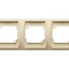 GAZELA Ramka 3 potrójna pozioma beżowy R-3JH/01 OSPEL