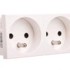 Gniazdo zasilające M45 podwójne z/u 16A białe STD-F0 RW2 6120172 /6szt./