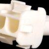0-0350778-1 2-pin Mate-N-LOK receptacle housing, 1-row