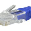 Osłonka wewnętrzna wtyku RJ45 niebieska WORECZEK 100szt.