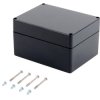 ABS enclosure, (L x W x H) 160 x 120 x 90 mm, gray (RAL 7015), IP66, BYB-3-90H0011