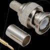 0401274 BNC connector, crimp design, RG 58-U, Teflon insulation