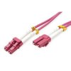 Value Kabel F.O. 50/125Μm Om4, Lc/Lc, Fioletowy, 7 M