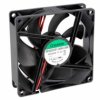 Wentylator 24VDC 92x92x25mm 2 przewody 87,55m3/h łożysko ślizgowe; Sunon