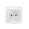 LOGI Gniazdo francuskie IP-44 02-1560-102 białe 25087 KANLUX