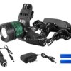 Czołowa accu LED 600lm zoom LTC47