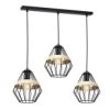 Lampa Wisząca Cliff Black 3Xe27 Mlp5525 Milagro