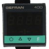 Regulator temperatury PID panelowy Gefran Uz: 100 → 240 V AC wyjście Logika, przekaźnik 2-wyjściowy 48 x 48