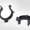 Clamp, max. bundle Ø 30 mm, PA, black, (L x W x H) 46 x 44 x 12 mm, 161-64010