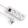 Przedłużacz z wyłącznikiem CLASSIC 3-gniazda b/u 2m /OMY 2x1/ PSN-32W