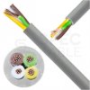 Kabel sterowniczy TECHNOTRONIK LIYY 4x0,14mm2 szary 300/300V olejoodporny linka Technokabel