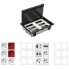 KONTAKT SIMON FLOOR BOX puszka podłogowa 7x gniazdo z/u + 2x DATA + RTV-SAT + VGA + HDMI + Głośnikowe do podłóg technicznych ( p
