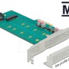 89047 Converter PCIe x4 > 2 x M.2 NVMe