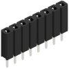 Socket header, 8 pole, pitch 2.54 mm, straight, BL 1 8 Z