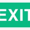 ZNAK - AC004 EXIT 20 x 10 cm FS - Folia samoprzylepna foto.