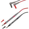 Measuring lead with (4 mm plug, angled) to (test probe, straight), 1.2 m, red/black/gray, PVC, CAT III, P TKS-4