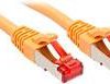 kabel LAN LINDY 47766, 1 szt., RJ45, CAT 6, S/FTP, 5.00 m, żółty