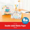 4076C006 Double-sided matte paper, 177.5 x 254 mm - 20 sheets