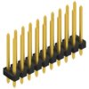 Pin header, 20 pole, pitch 2.54 mm, straight, black, 10058738