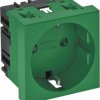 Gniazdo 0 stopni, 1-drożny styk ochronny OBO Bettermann, 6120012, zielony, (S x W x G) 45 x 45 x 42 mm