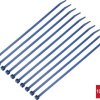 TRU COMPONENTS TC-12533352 Opaska kablowa 250 mm 4.8 mm niebieski Wykrywalny metal 100 szt.