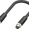 Kabel do siłownika/czujnika Złącze A M8 liczba rdzeni 3 długość 500mm Rodzaj A Żeńskie Złącze B M8