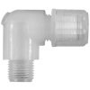 Angle screw-in fitting, L 33 mm, 10 bar, PFA, for hose, 110922