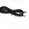 Przyłącze Kabel telefoniczny 6P4C czarny (2m)