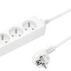 Przedłużacz 3 gniazda z uziemieniem - 5m
