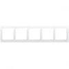 Ramka pięciokrotna SIMON 54 Premium biała Kontakt Simon DR5/11