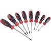 Toolcraft 96029C1124 Workshop Screwdriver Set 8-Piece Ergonomic Grip