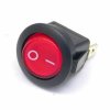 Przełącznik klawiszowy podświetlany 2 pozycje 3 pin okrągły 230V...