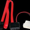 SLSATAF20 Cable slim SATA fe. > SATA fe. / LP4 ma., 50 cm, red