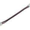 RGB 10mm 4-Pin LED Strip Connector 150mm Wire Double-Ended