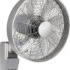 CasaFan AIROS ECO DESIGN WALL TS Wentylator ścienny 45 W (Ø x W) 404 cm x 540 mm tytanowo-srebrny pilot zdalnego sterowa