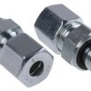 Złączka z gwintem męskim, seria: M, rozmiar rury: 8mm, Stal, G 1/4