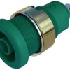 Bezpieczne gniazdo labolatoryjne SKS Hirschmann SEB 2620 F6.3 GRUEN/GREEN